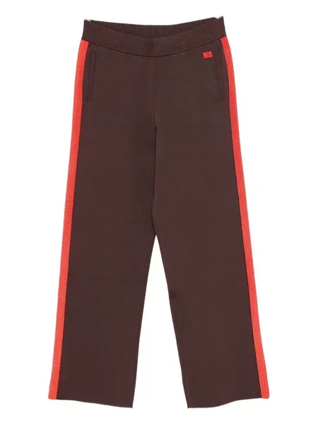 Pantaloni Wales Bonner cu dungi maro