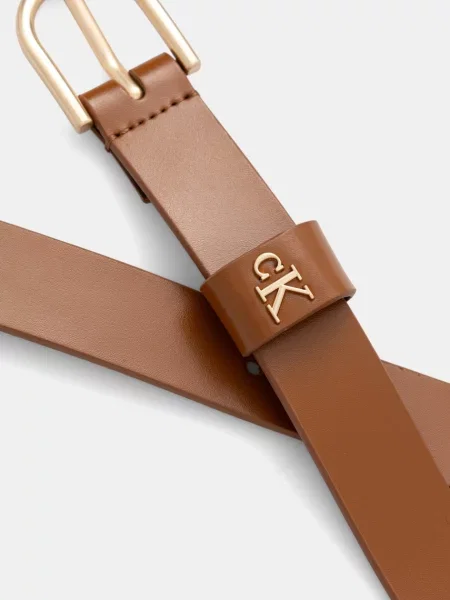 Calvin Klein pas usnjeni rjava