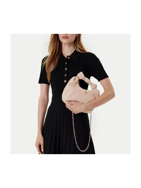 Geanta hobo Guess bej