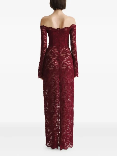 Rochie maxi 2310 Studio din dantelă de costum roșu
