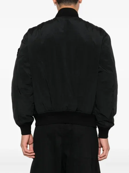 Geacă bomber Stone Island cu strasuri negru