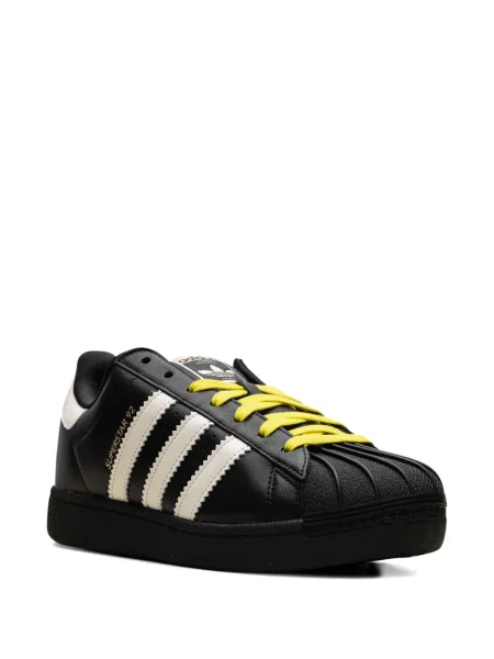 Sneakerși Adidas Superstar cu dungi verde