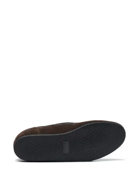 Sneakerși Scarosso din piele de căprioară maro