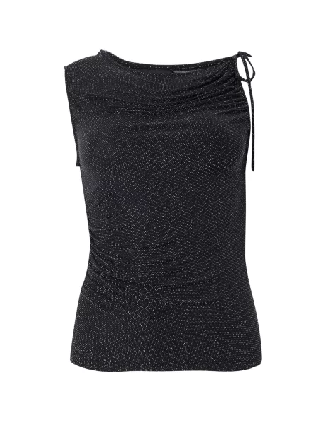 Anna Field Top negru