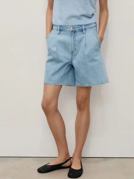 Шорти джинсові MANGO блакитний
