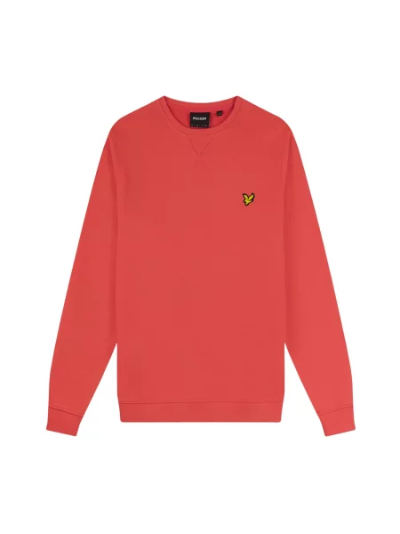 Bluza Lyle & Scott z okrągłym dekoltem różowa