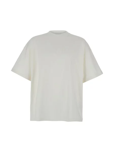 Koszulka Jil Sander z logo casual beżowa
