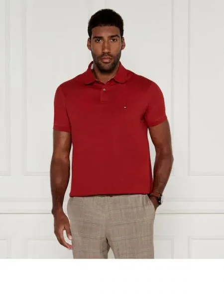 Tommy Hilfiger Tenisz póló | stretch piros