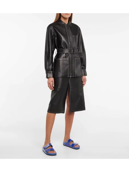 Sandale Proenza Schouler din piele albastru