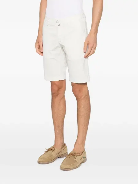 Pantaloni chino Jacob Cohën cu autograf alb