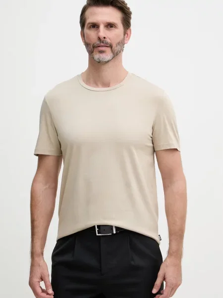 BOSS tricou pentru bărbați din bej