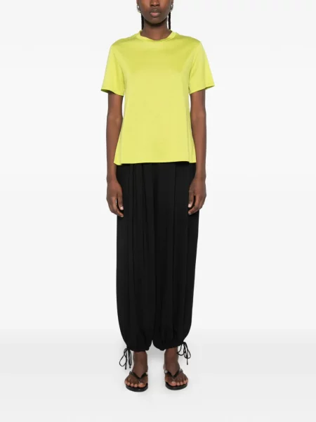 Koszulka Isabelle Blanche z okrągłym dekoltem zielona