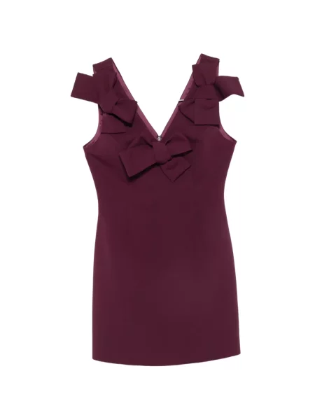 Rochie mini Aniye By cu funde cu decolteu în V violet