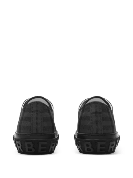 Kockás sneaker Burberry fekete