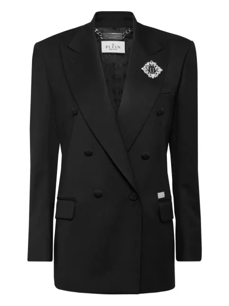 Sacou Philipp Plein de cristal negru
