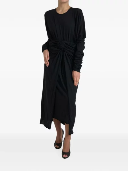 Lung rochie midi Dolce & Gabbana negru