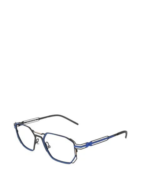 Ochelari de soare Parasite cu imprimeu geometric negru