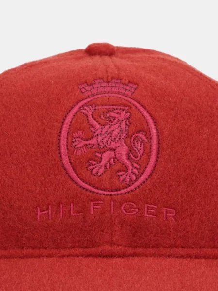 Vlnený šilt Tommy Hilfiger červená