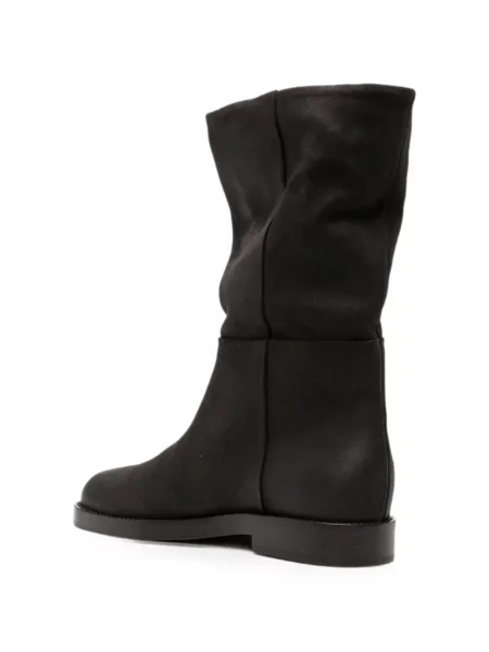 Botine Agl din piele de căprioară negru