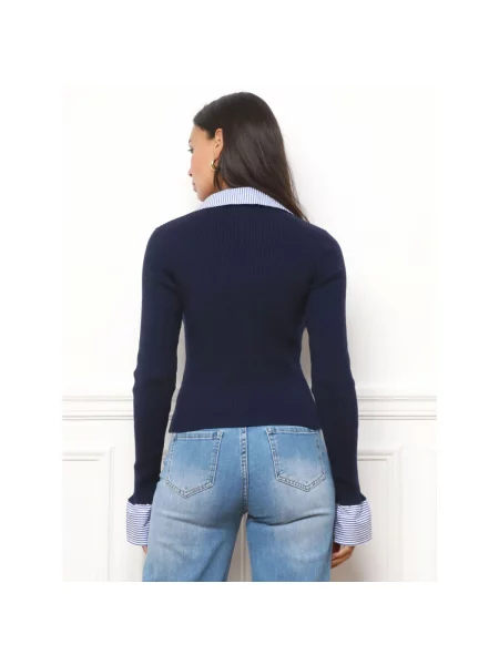 Sveter La Modeuse modrá