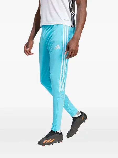 Șosete Adidas cu dungi cu broderie albastru