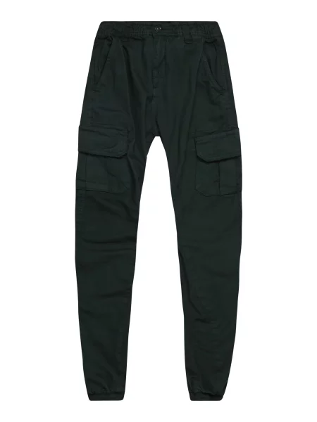 Urban Classics Kalhoty tmavě zelená
