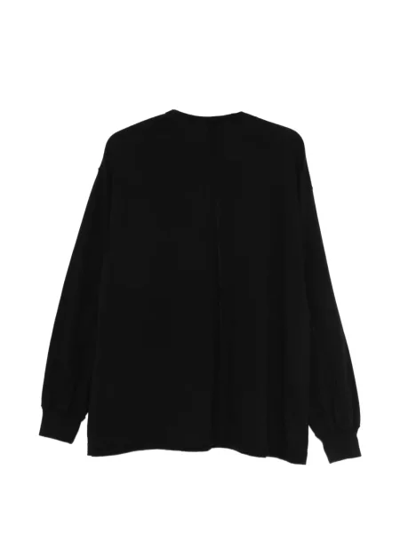 Lung pulover Undercover cu mâneci lungi negru