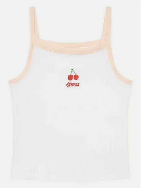 Tricou copii Guess alb