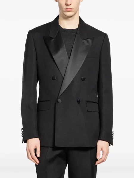 Costum Lardini cu două rânduri de nasturi negru