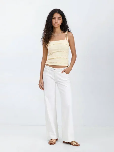 Top Mango Teen żółty