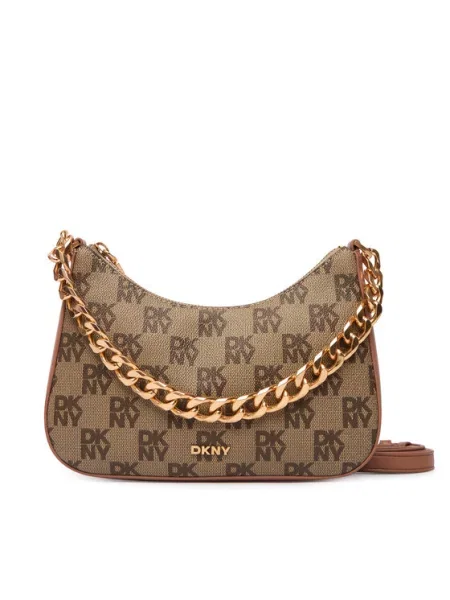 DKNY Ročna torba rjava