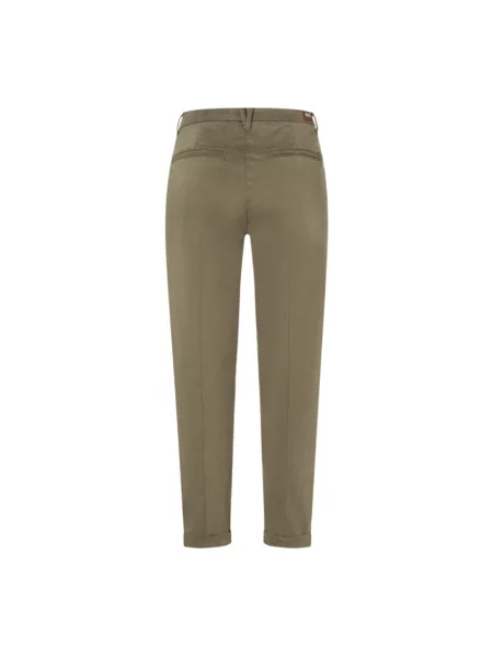 Chinos o kroju straight fit z mieszanki bawełny Mac beżowe