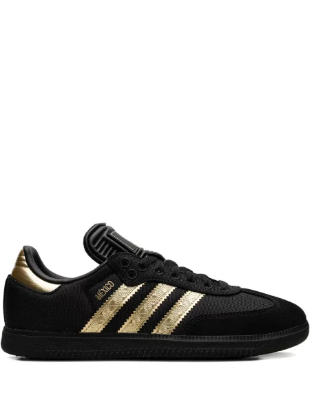 Sneakerși Adidas Superstar cu șireturi cu dungi din dantelă albastru