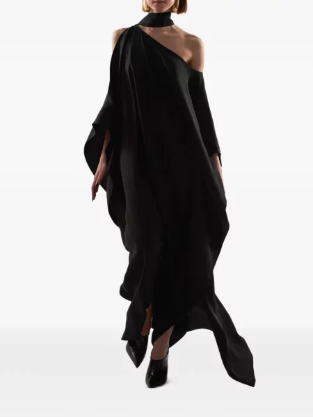 Rochie Taller Marmo cu un umăr gol negru