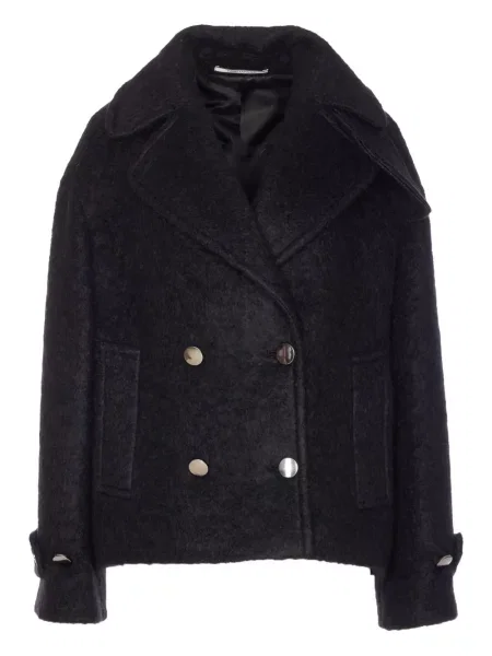 Geacă Tagliatore cu două rânduri de nasturi negru