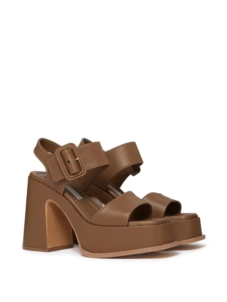 Sandale Stella Mccartney cu platformă maro