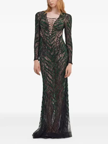 Lung rochie maxi Roberto Cavalli negru