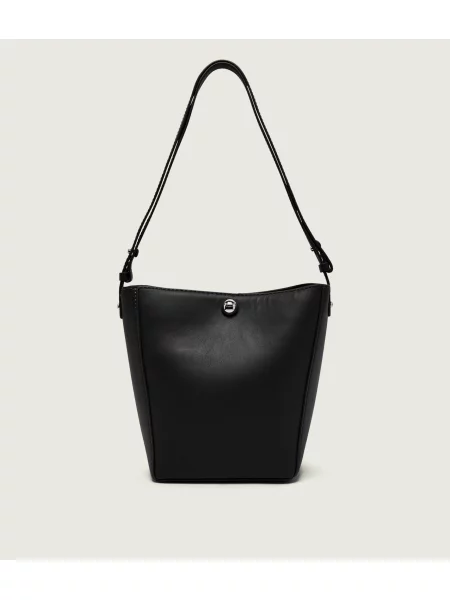 Weekend MaxMara De piele geantă pe umăr Wkadonna negru