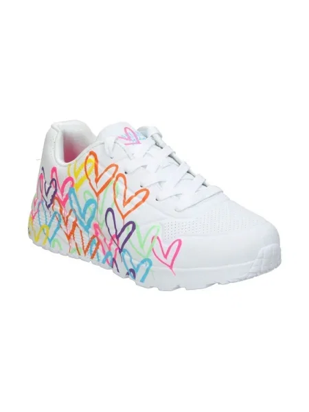 Pantofi Skechers alb