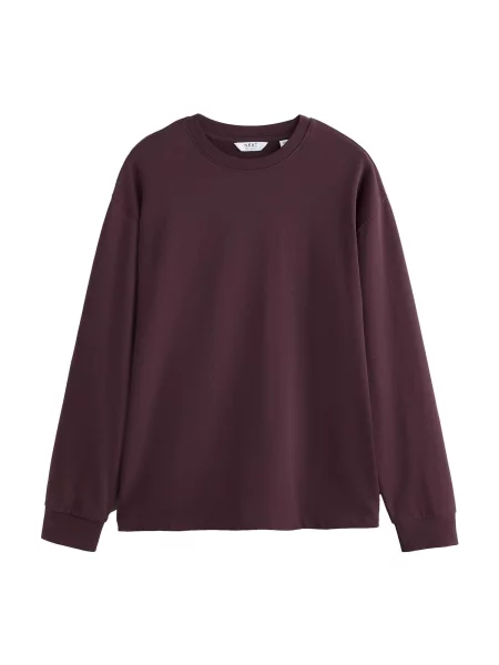 Next Tricou burgundy roșu