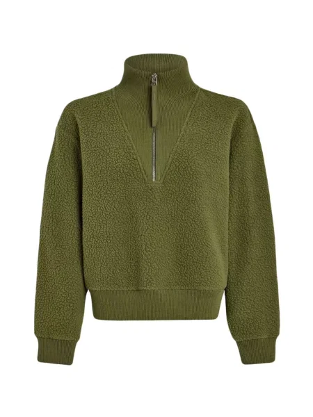 Hanorac cu fermoar Varley verde