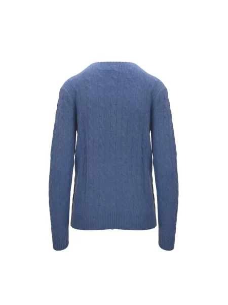 Sweter Polo Ralph Lauren wełniany niebieski