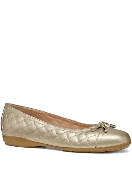 Балеринки Geox с панделка ватирана сребристо