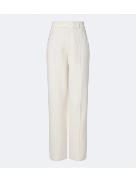 Pantaloni Róhe de lână alb