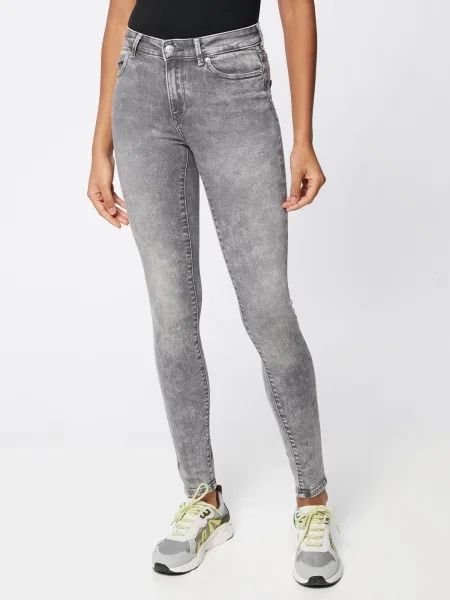ONLY Kavbojke denim siv