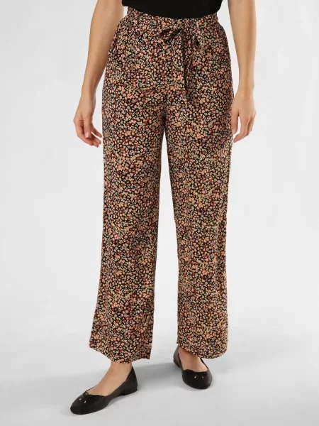Soyaconcept® Spodnie SC-Farah Kobiety czarny|wielokolorowy wzorzysty S czarne