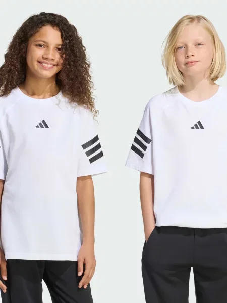 Дитяча Футболка adidas Культові силуети білий