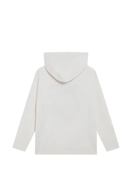 Hanorac cu glugă Max Mara cu imagine cu cordon alb