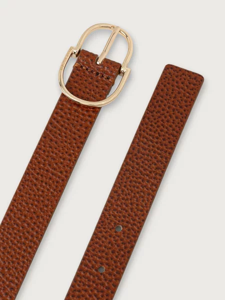 Tommy Hilfiger pas usnjeni rjava