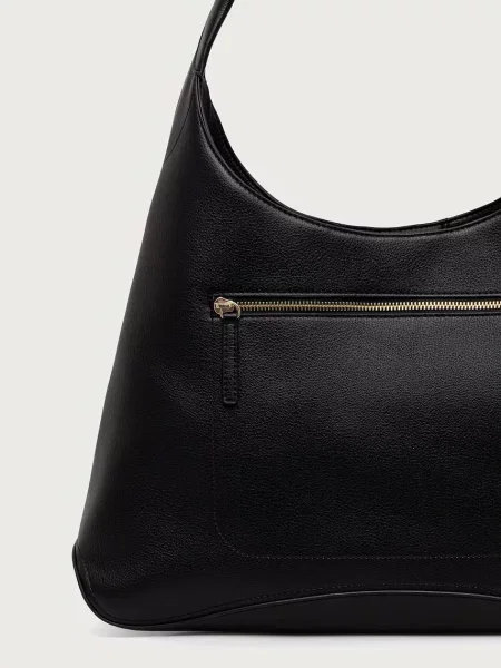 Tommy Hilfiger torebka hobo z imitacji skóry czarna